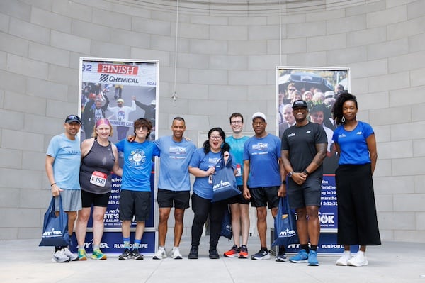 Member Week honorees at the NYRR Grete's Great Gallop 10K.