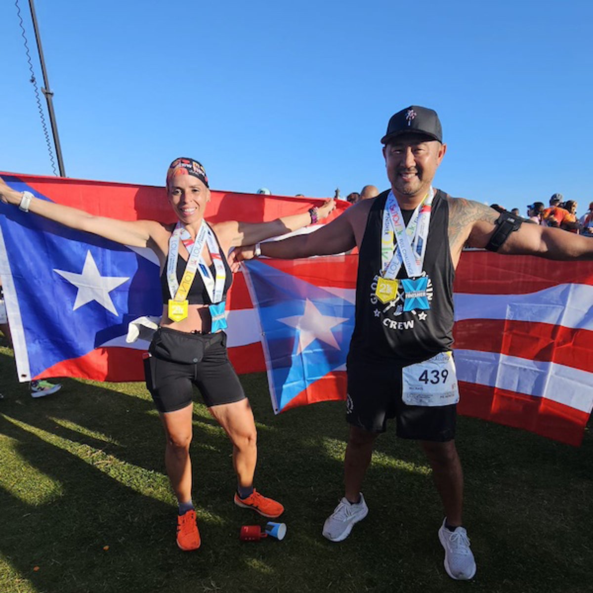 Michele Perez and Mike Alcaide at the Lola Challenge Weekend in Puerto Rico.