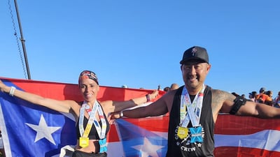 Michele Perez and Mike Alcaide at the Lola Challenge Weekend in Puerto Rico.