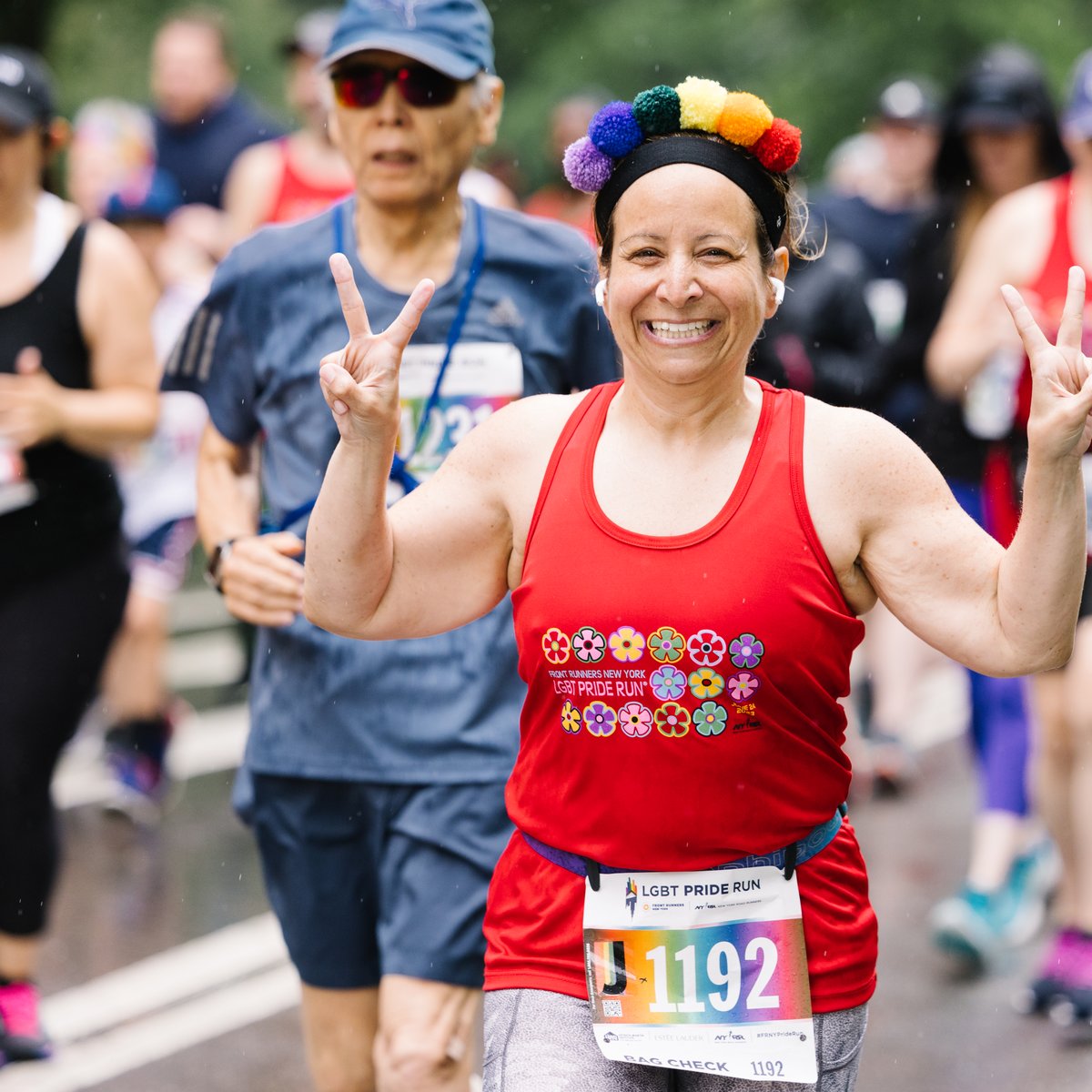 Runners in 2023 FRNY LGBT Pride Run