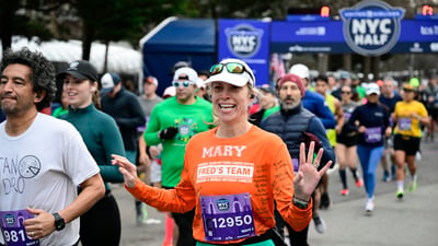 Fred's Team runner at 2024 UA NYC Half