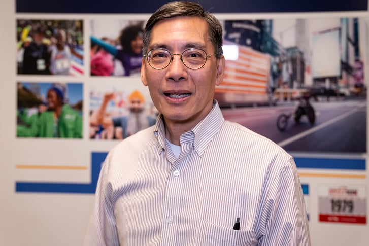 Franklin Lee 2024 VHOF at NYRR