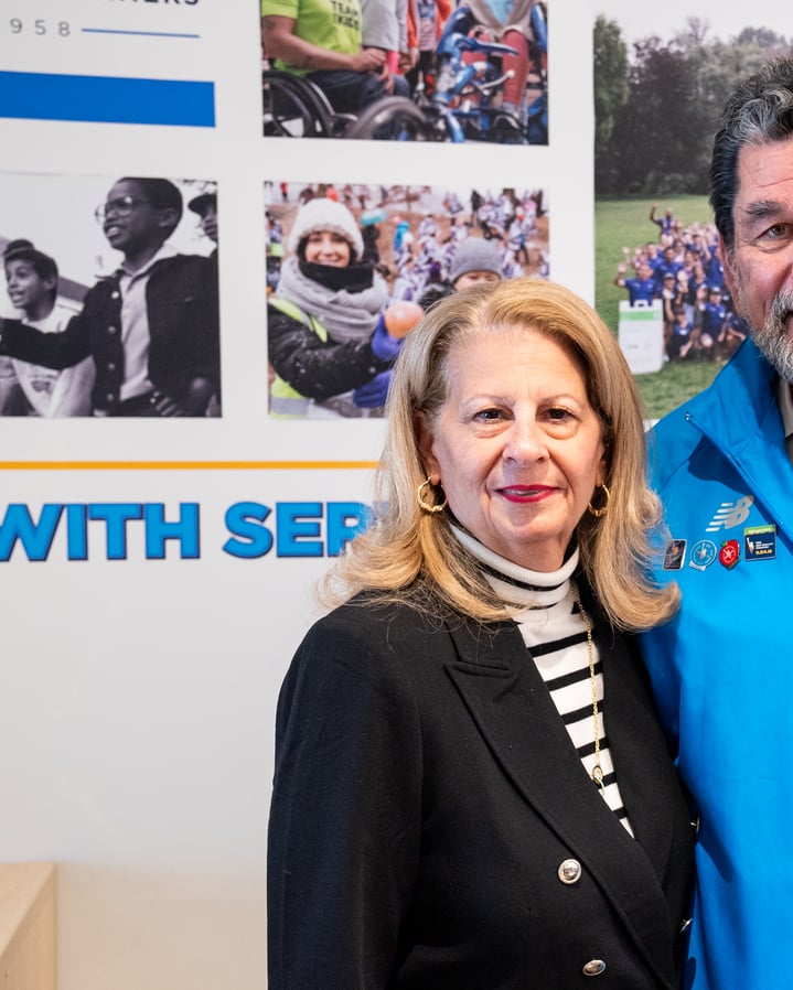 Jeff and Denise Lapureta 2024 VHOF at NYRR