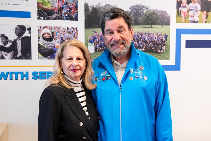 Jeff and Denise Lapureta 2024 VHOF at NYRR