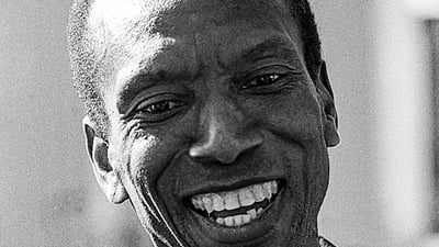 Ted Corbitt smiling