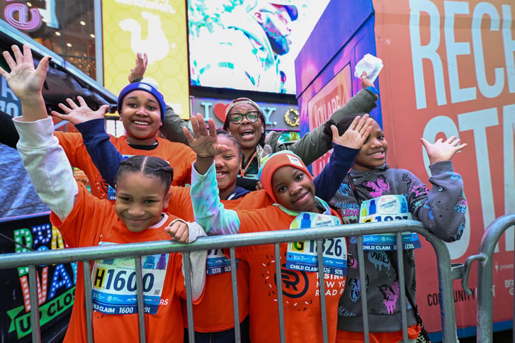 2025 Times Square Kids Run at the United Airlines NYC Half