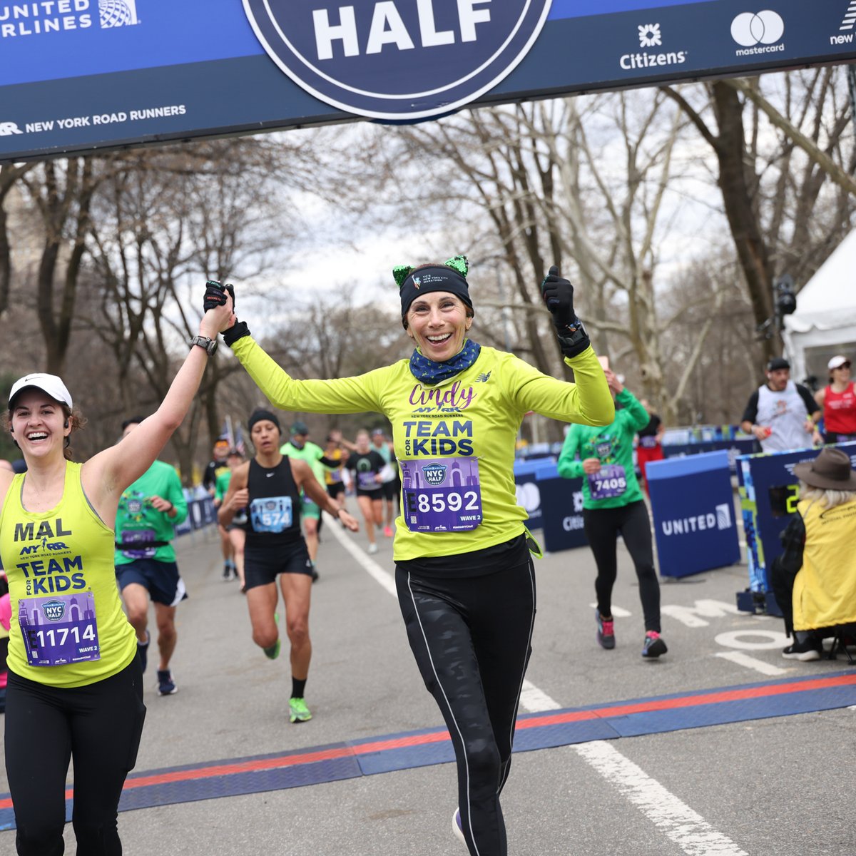 UA NYC Half 2024 finish