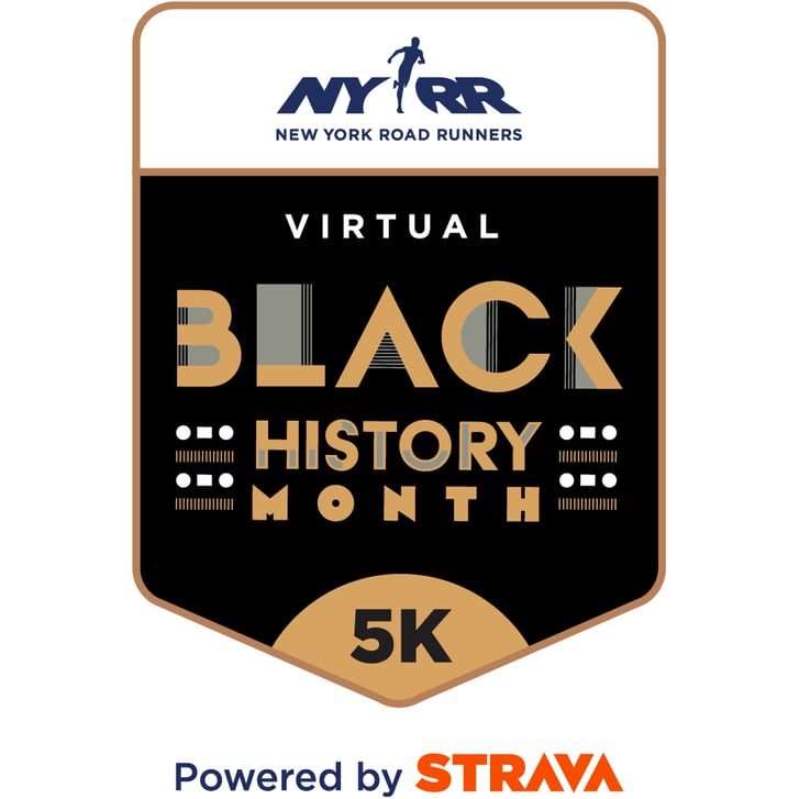 2022 Virtual NYRR Black History Month 5K logo