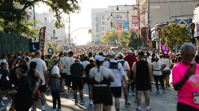 Runners at the 2025 New Balance Bronx 10M