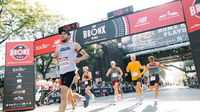 Runners at the 2025 New Balance Bronx 10M
