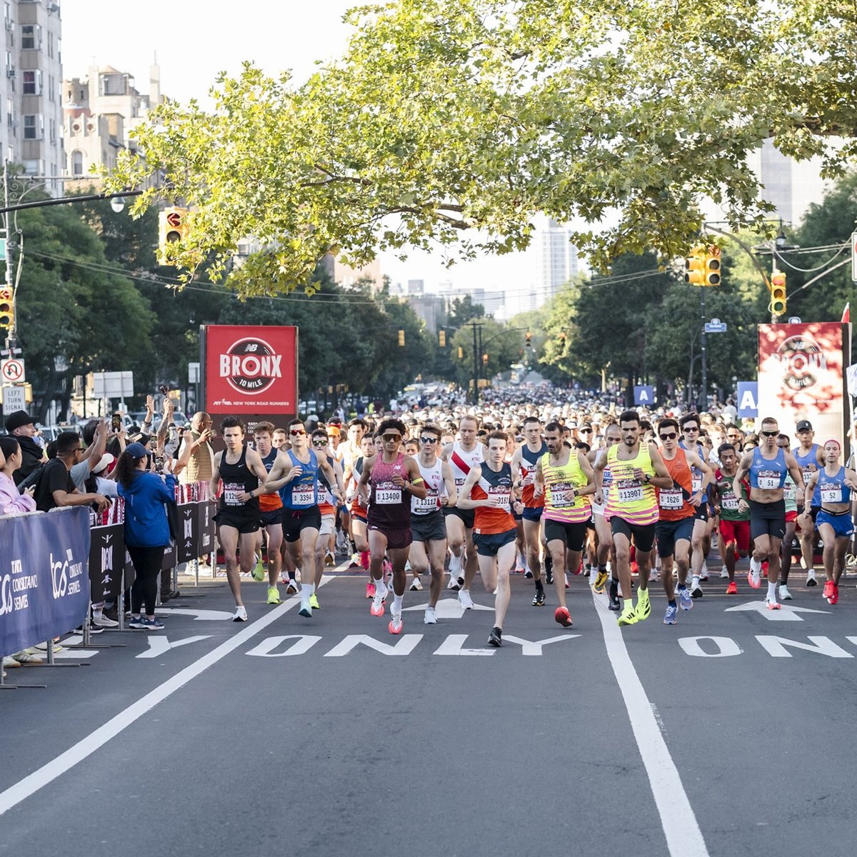 Runners at the 2025 New Balance Bronx 10M