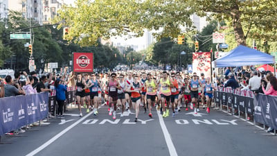 Runners at the 2025 New Balance Bronx 10M