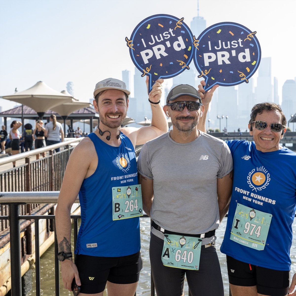 Runners at the 2025 NYRR Jersey City 5K