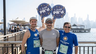 Runners at the 2025 NYRR Jersey City 5K