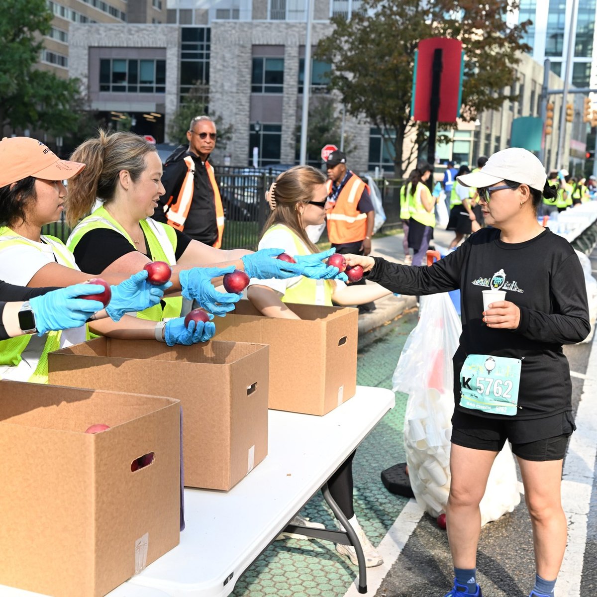 Runners at the 2025 NYRR Jersey City 5K