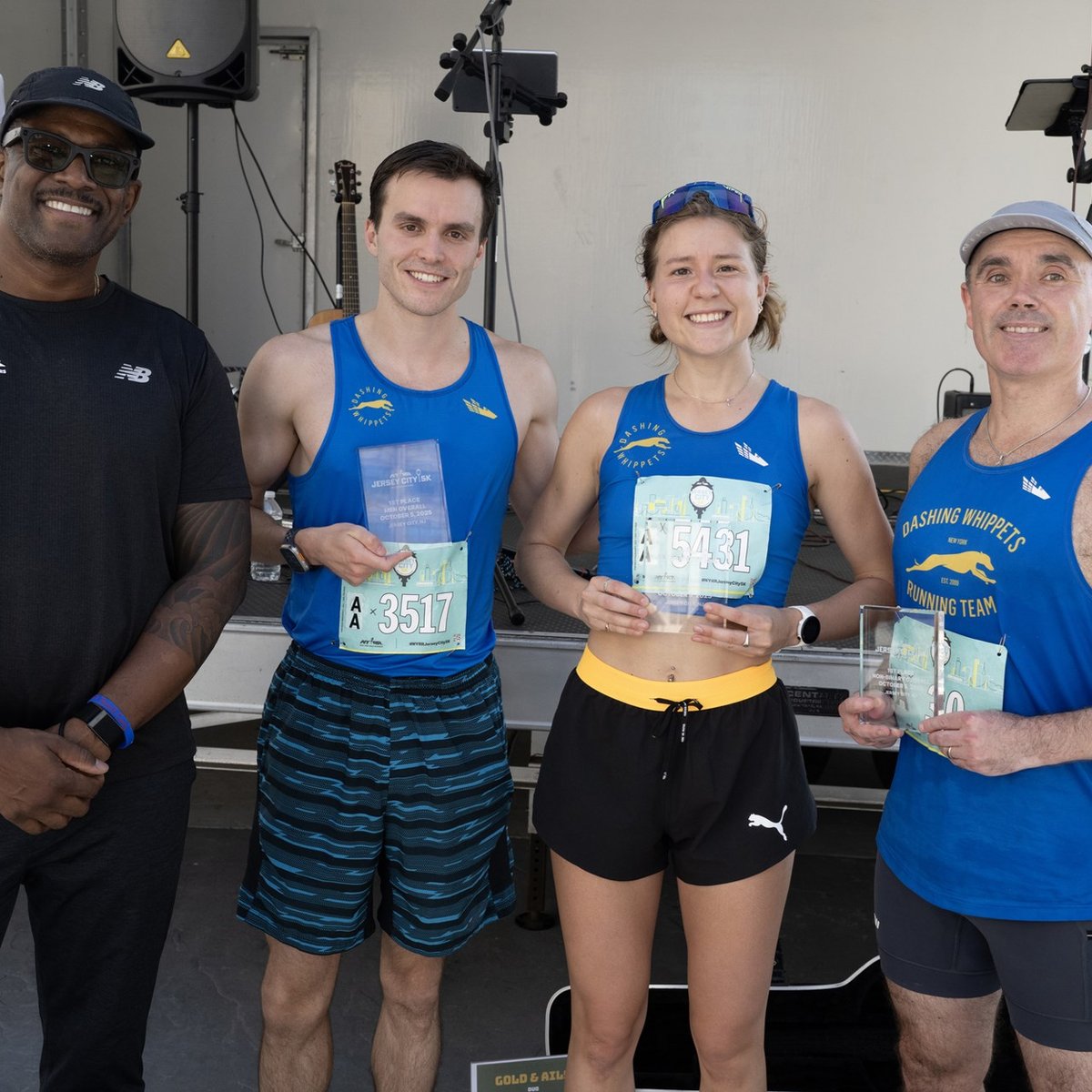 Runners at the 2025 NYRR Jersey City 5K