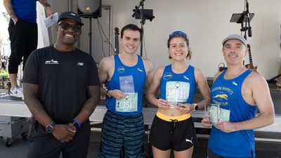 Runners at the 2025 NYRR Jersey City 5K