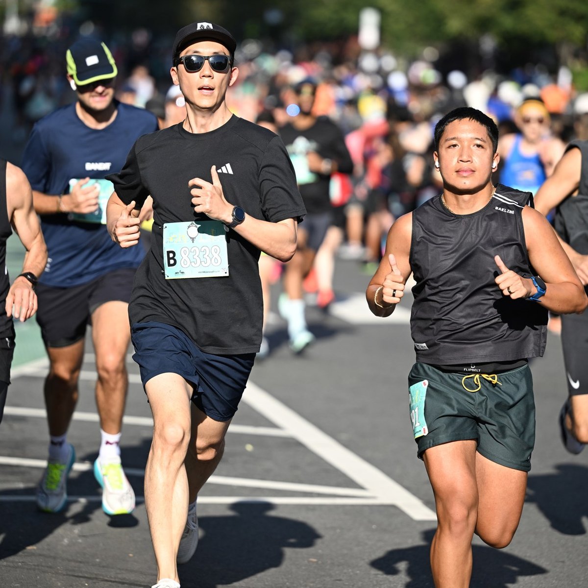 Runners at the 2025 NYRR Jersey City 5K