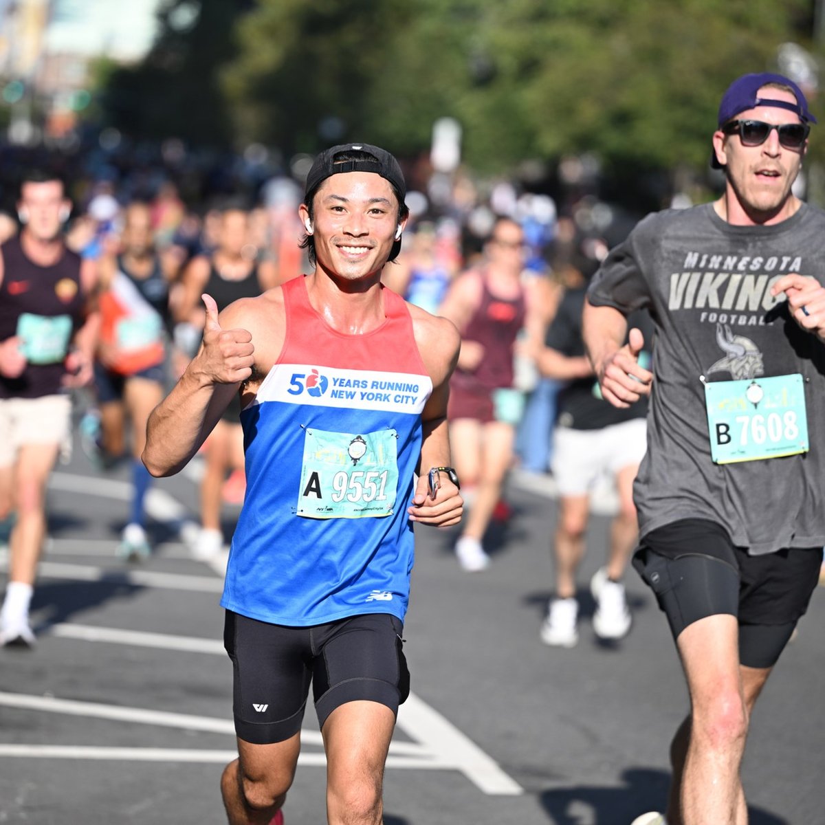 Runners at the 2025 NYRR Jersey City 5K