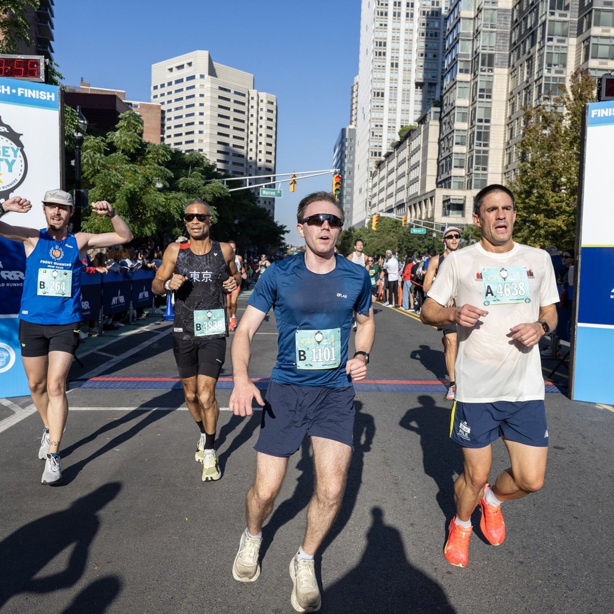 Runners at the 2025 NYRR Jersey City 5K