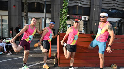 Runners at the 2025 NYRR Jersey City 5K
