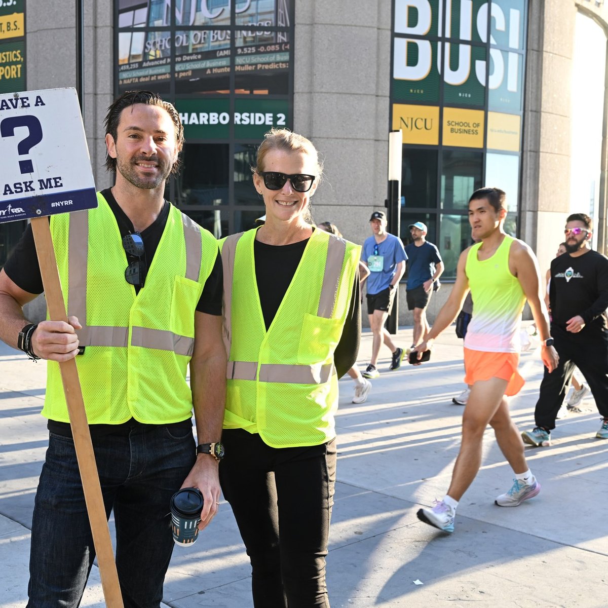 Runners at the 2025 NYRR Jersey City 5K