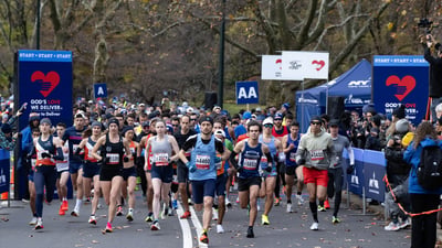 Runners at the 2025 Race to Deliver 4M to Benefit God's Love We Deliver