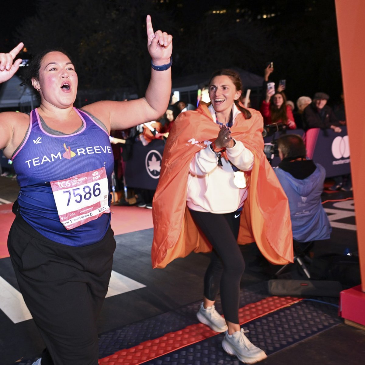 Charity runners at the 2025 TCS New York City Marathon