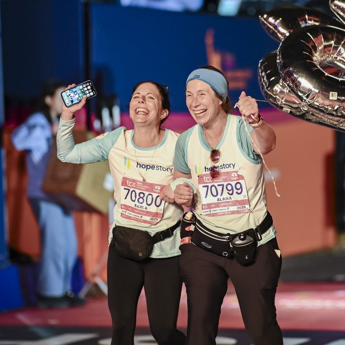 Charity runners at the 2025 TCS New York City Marathon
