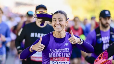 Charity runners at the 2025 TCS New York City Marathon