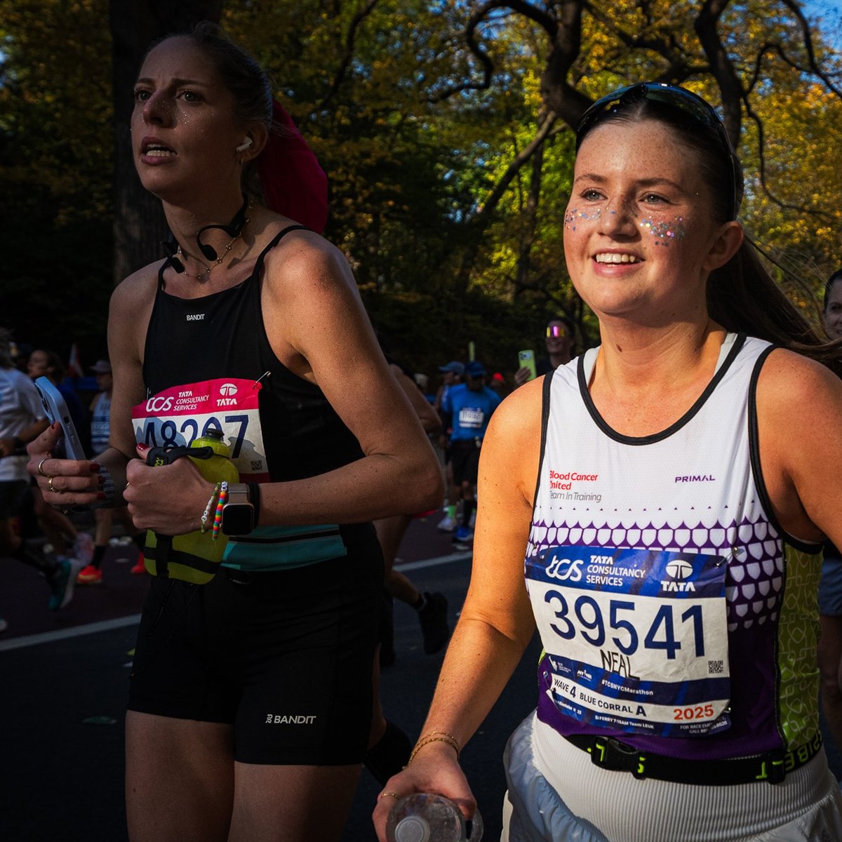 Charity runners at the 2025 TCS New York City Marathon