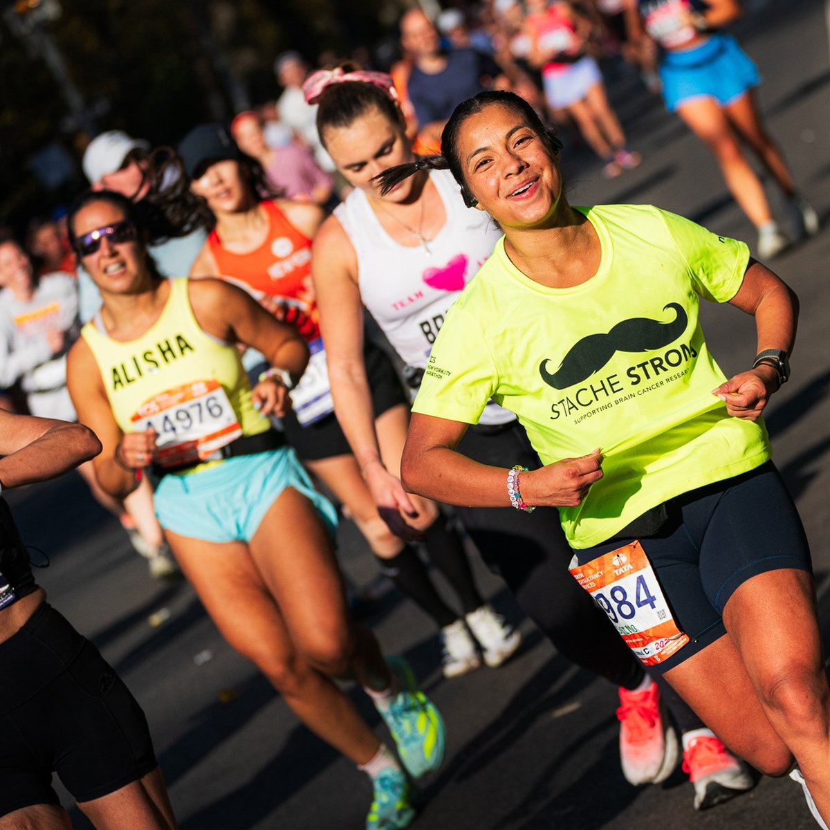Charity runners at the 2025 TCS New York City Marathon