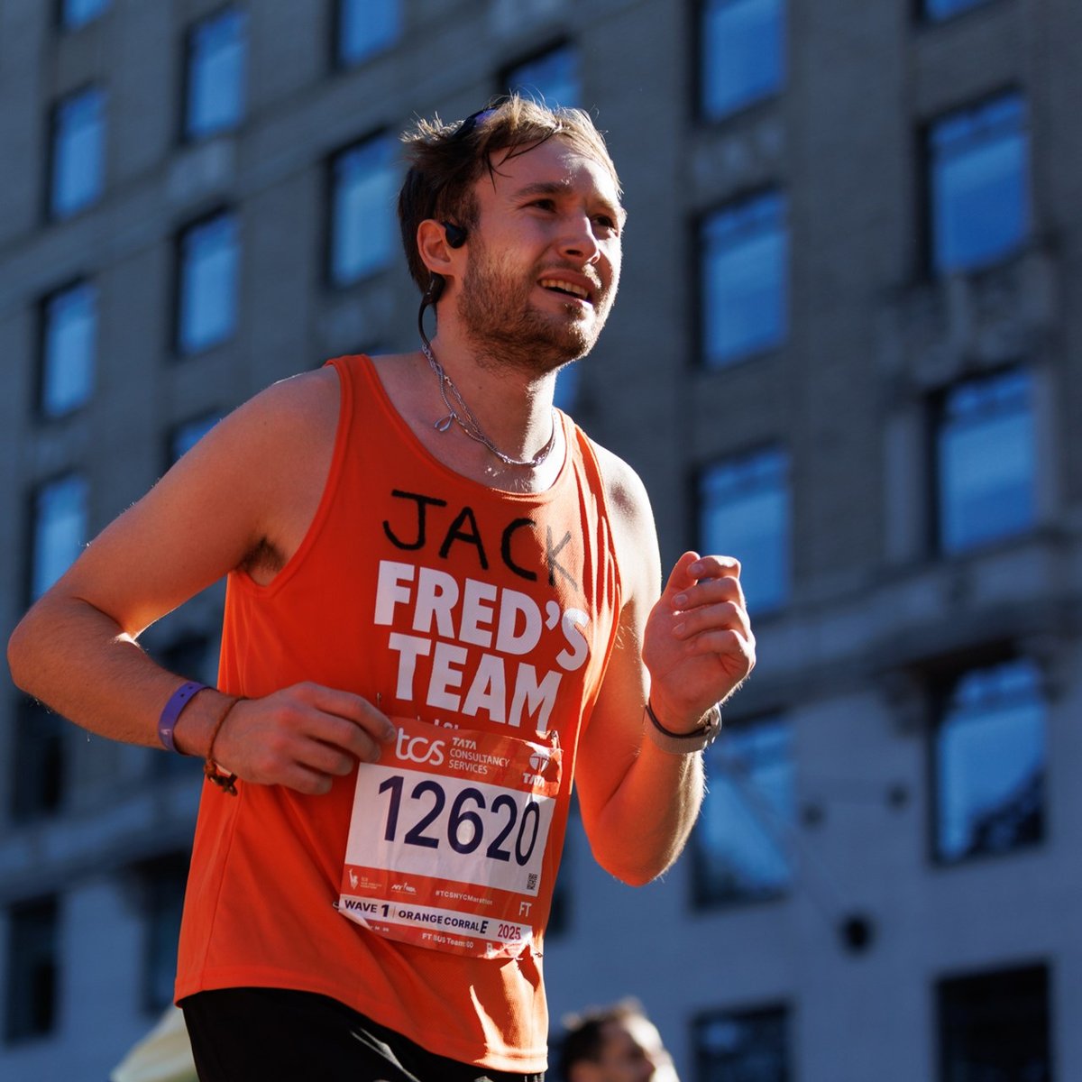 Charity runners at the 2025 TCS New York City Marathon