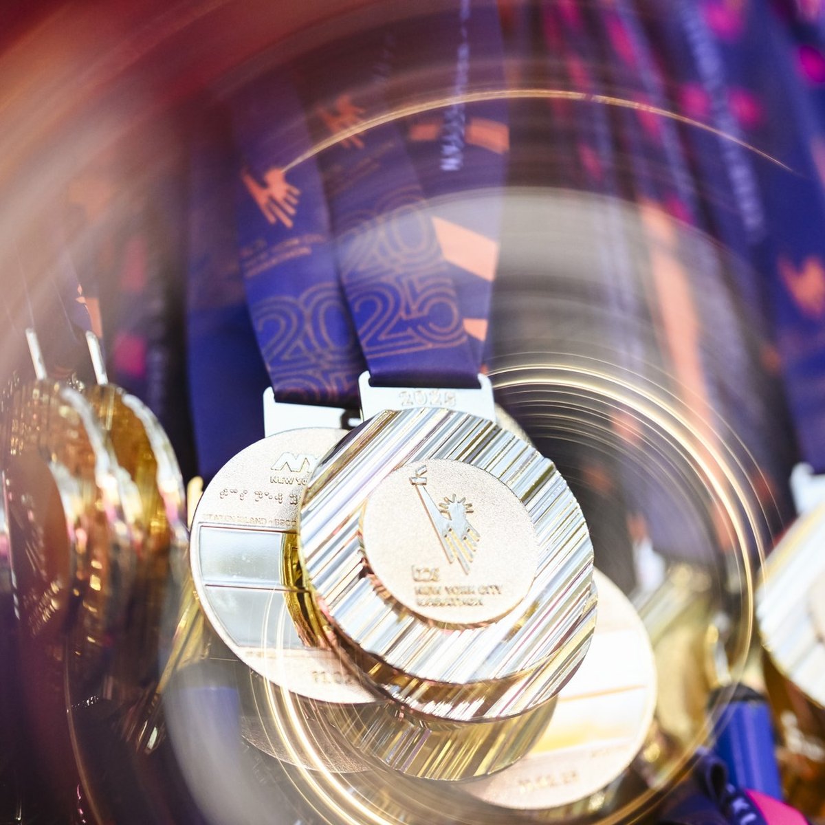 The TCS New York City Marathon medals