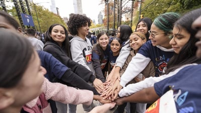2025 TCS New York City Marathon Kids Kickoff