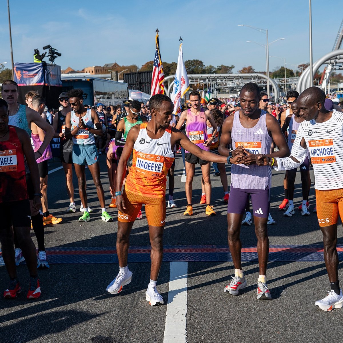 Pro Athletes at the 2025 TCS New York City Marathon