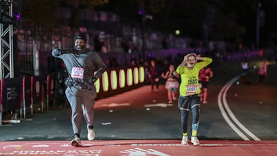 TFK at the 2025 TCS New York City Marathon