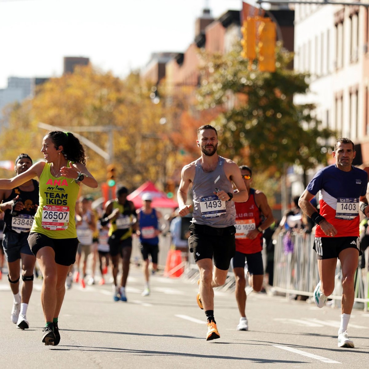 TFK at the 2025 TCS New York City Marathon