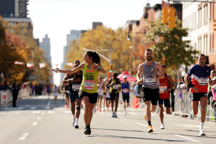 TFK at the 2025 TCS New York City Marathon