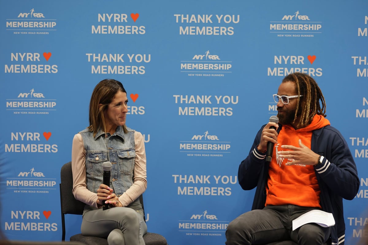 NYRR Members at the 2025 TCS New York City Marathon Expo Presented by New Balance