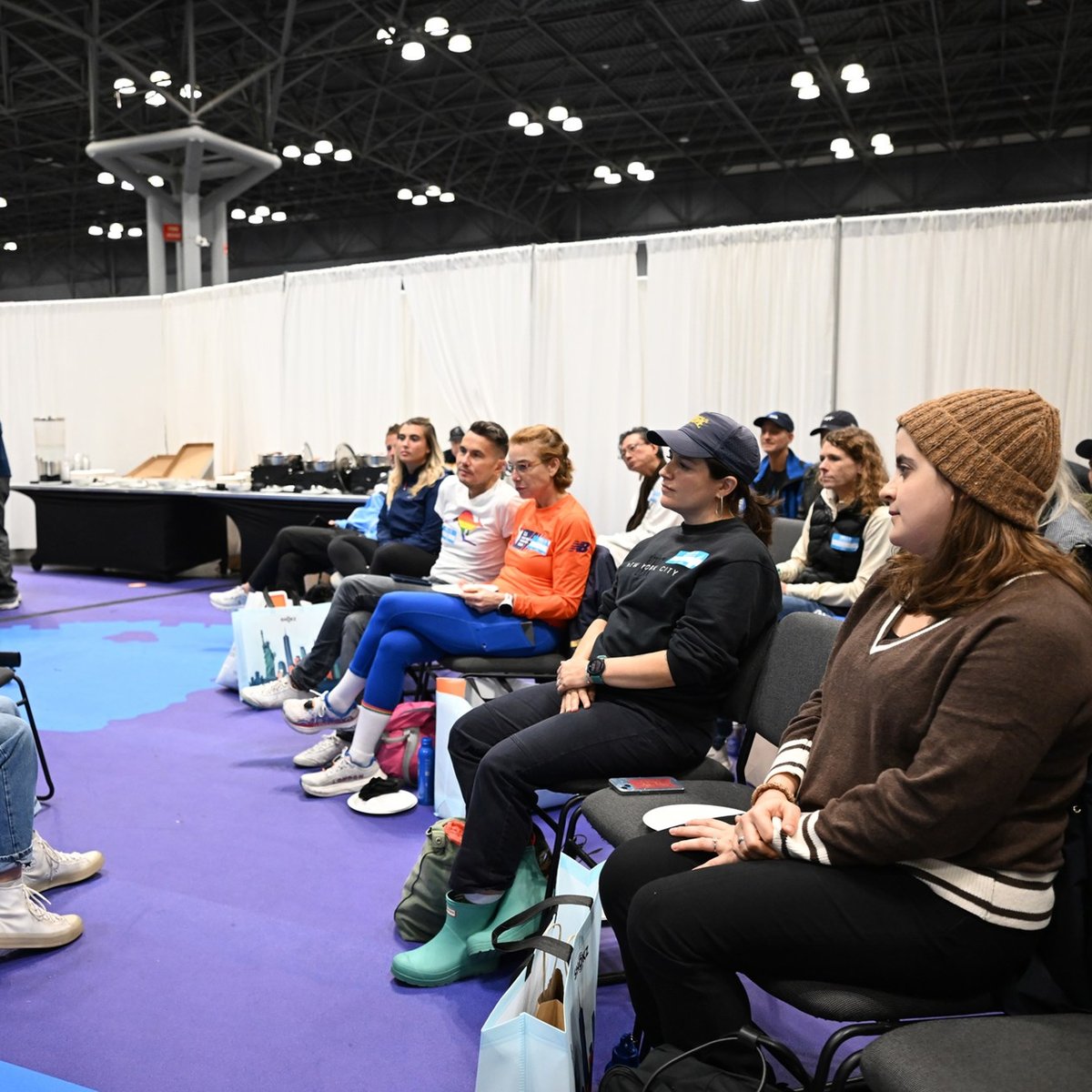 NYRR Members at the 2025 TCS New York City Marathon Expo Presented by New Balance
