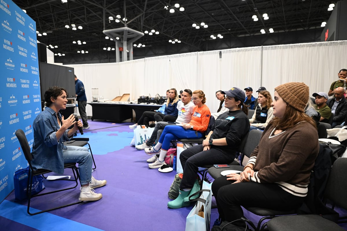 NYRR Members at the 2025 TCS New York City Marathon Expo Presented by New Balance