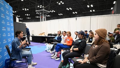 NYRR Members at the 2025 TCS New York City Marathon Expo Presented by New Balance