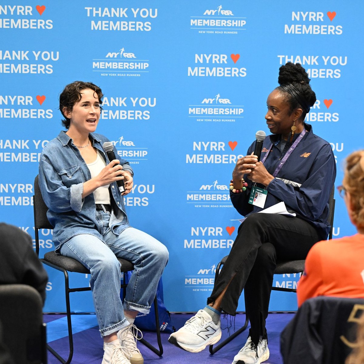 NYRR Members at the 2025 TCS New York City Marathon Expo Presented by New Balance