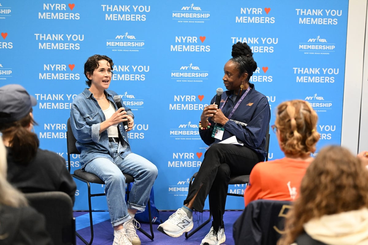NYRR Members at the 2025 TCS New York City Marathon Expo Presented by New Balance