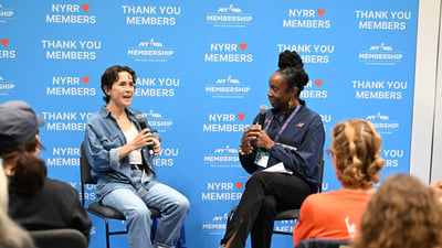 NYRR Members at the 2025 TCS New York City Marathon Expo Presented by New Balance