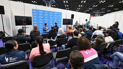 NYRR Members at the 2025 TCS New York City Marathon Expo Presented by New Balance