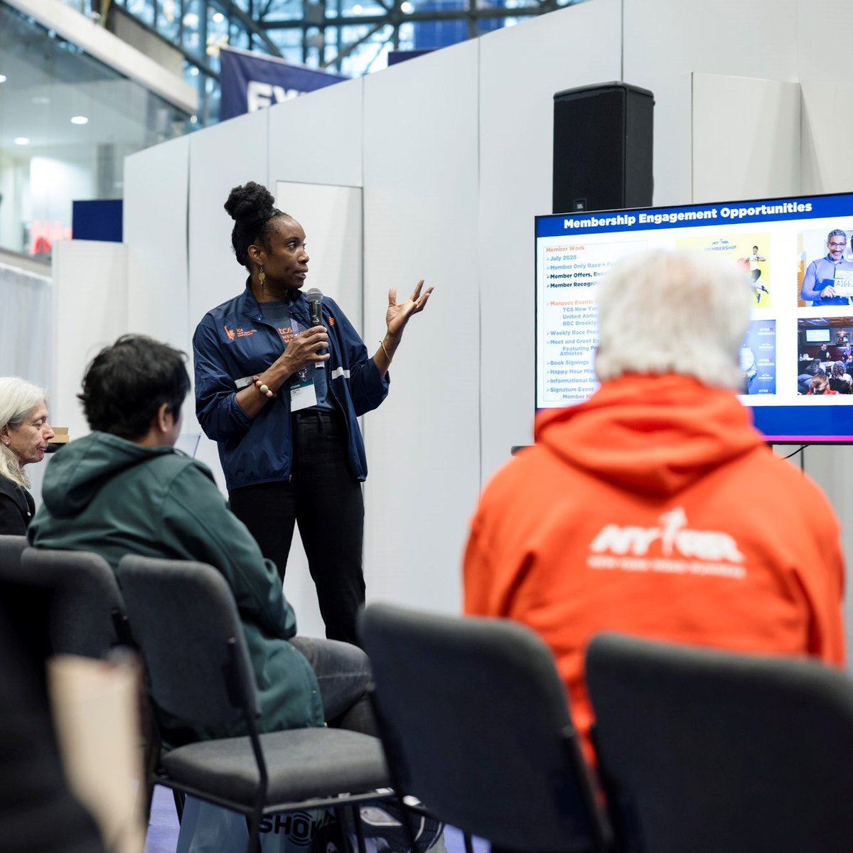 NYRR Members at the 2025 TCS New York City Marathon Expo Presented by New Balance