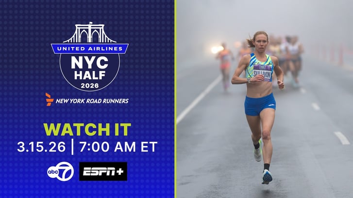 The United Airlines NYC Half Tune in Live March 16 at 7:00 a.m. ET