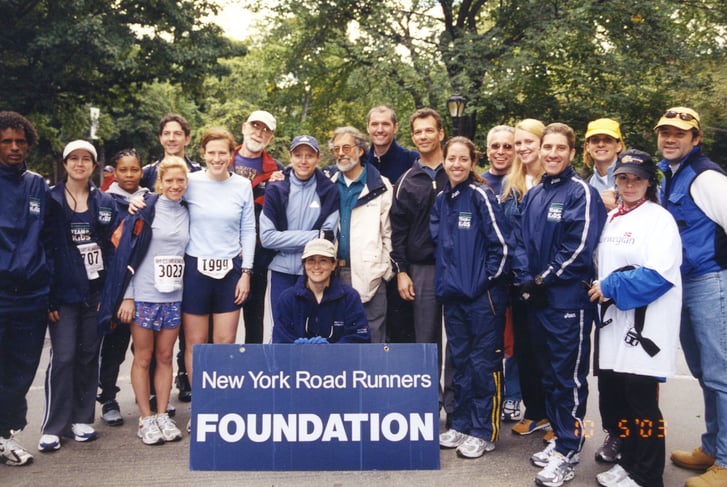 Youth runners in the early days of NYRR youth programs